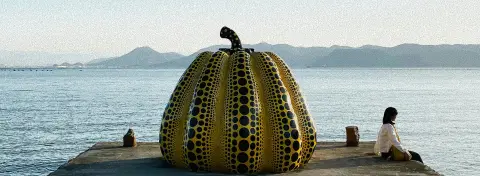 Œuvre d’art contemporain sur l’île de Naoshima